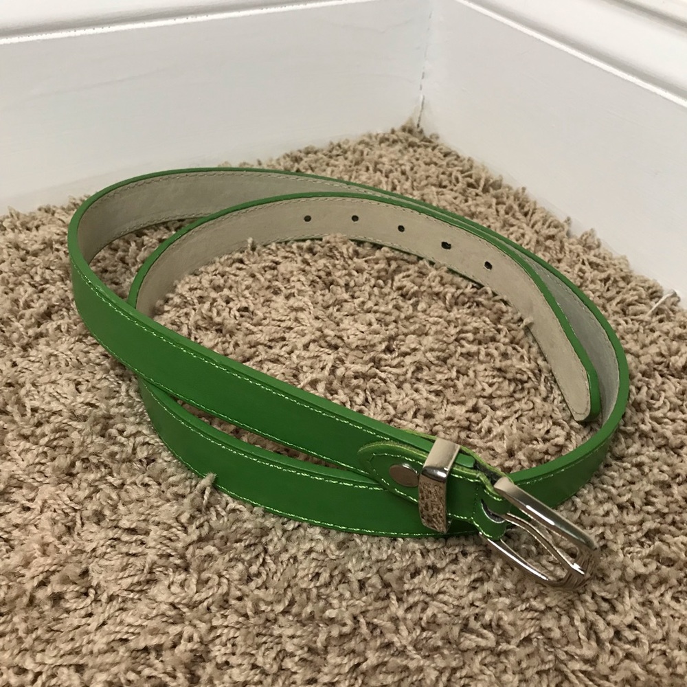 Genuine Leather Green Belt